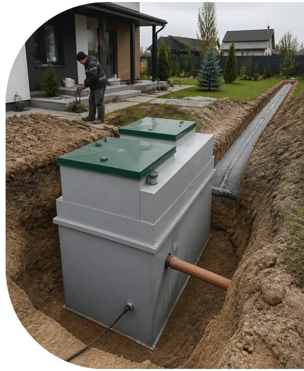 Монтаж септика Биодека в Северодвинске от 35424 р. | АПаруса-Свр